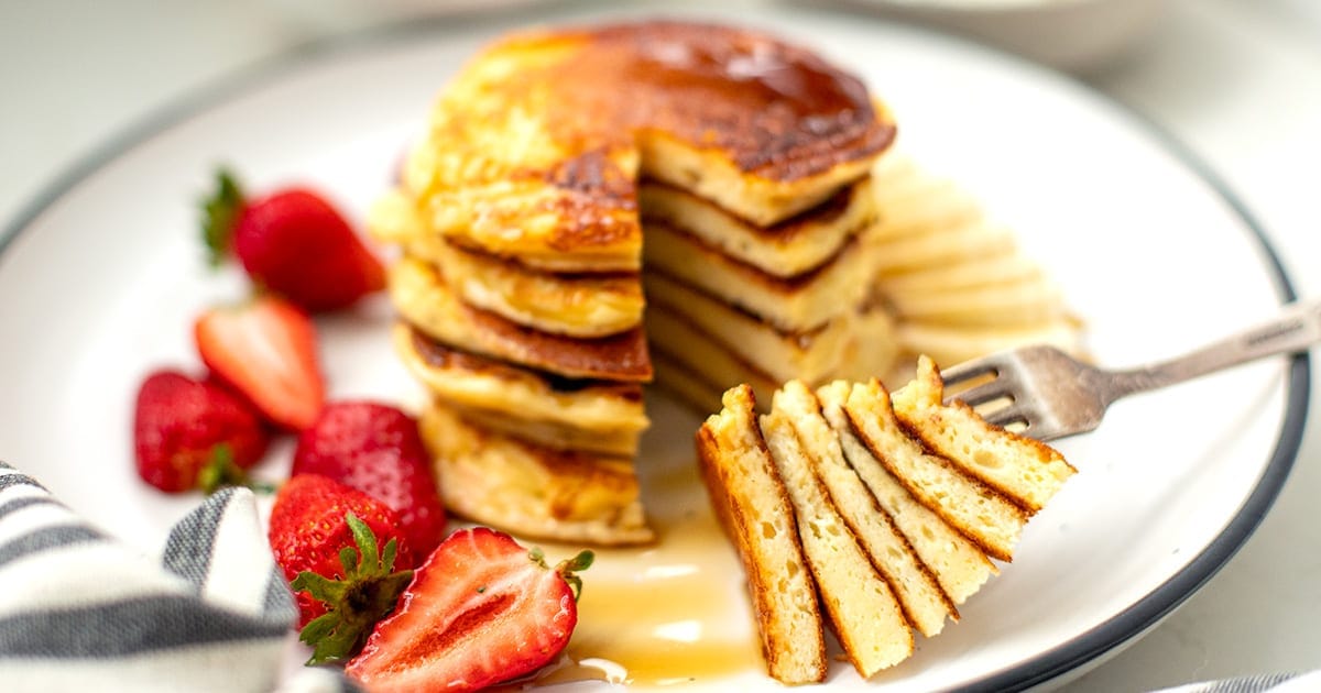 High-Protein Cottage Cheese Pancakes
