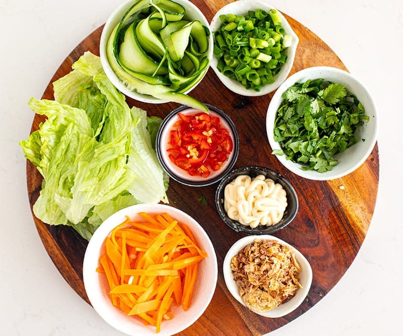 Banh mi ingredients