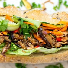 Vegetarian Banh Mi Eggplant Sandwich