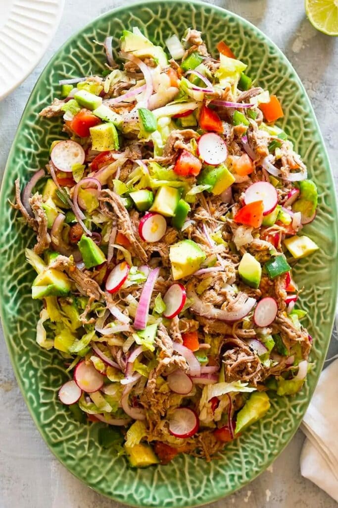 Shredded Mexican Beef Salad