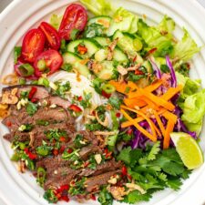 Crying Tiger Beef & Rice Noodle Salad Bowl