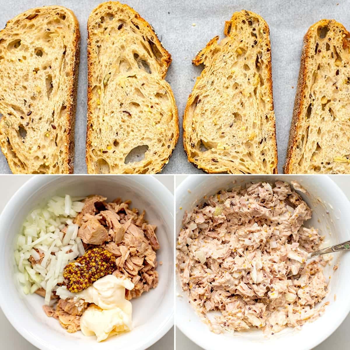 how to make tuna melt steps 1.