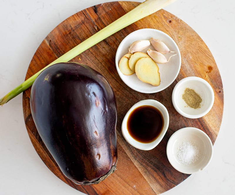 Eggplant and aromatics