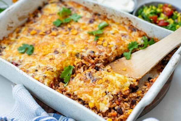 Mexican Beef Rice Casserole