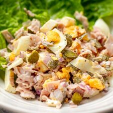 Egg Salad With Pickles & Ham