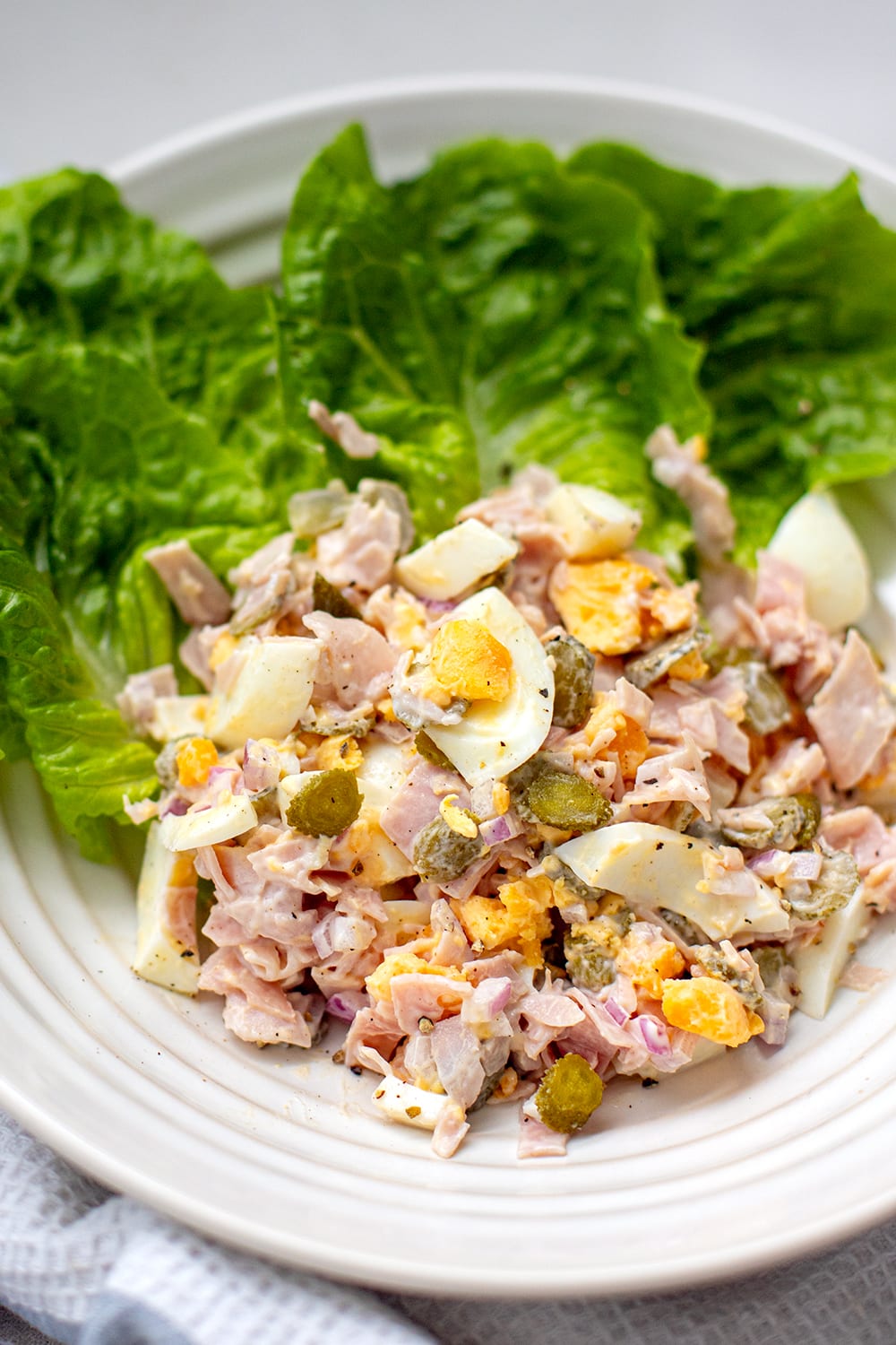 Egg Salad With Pickles & Ham