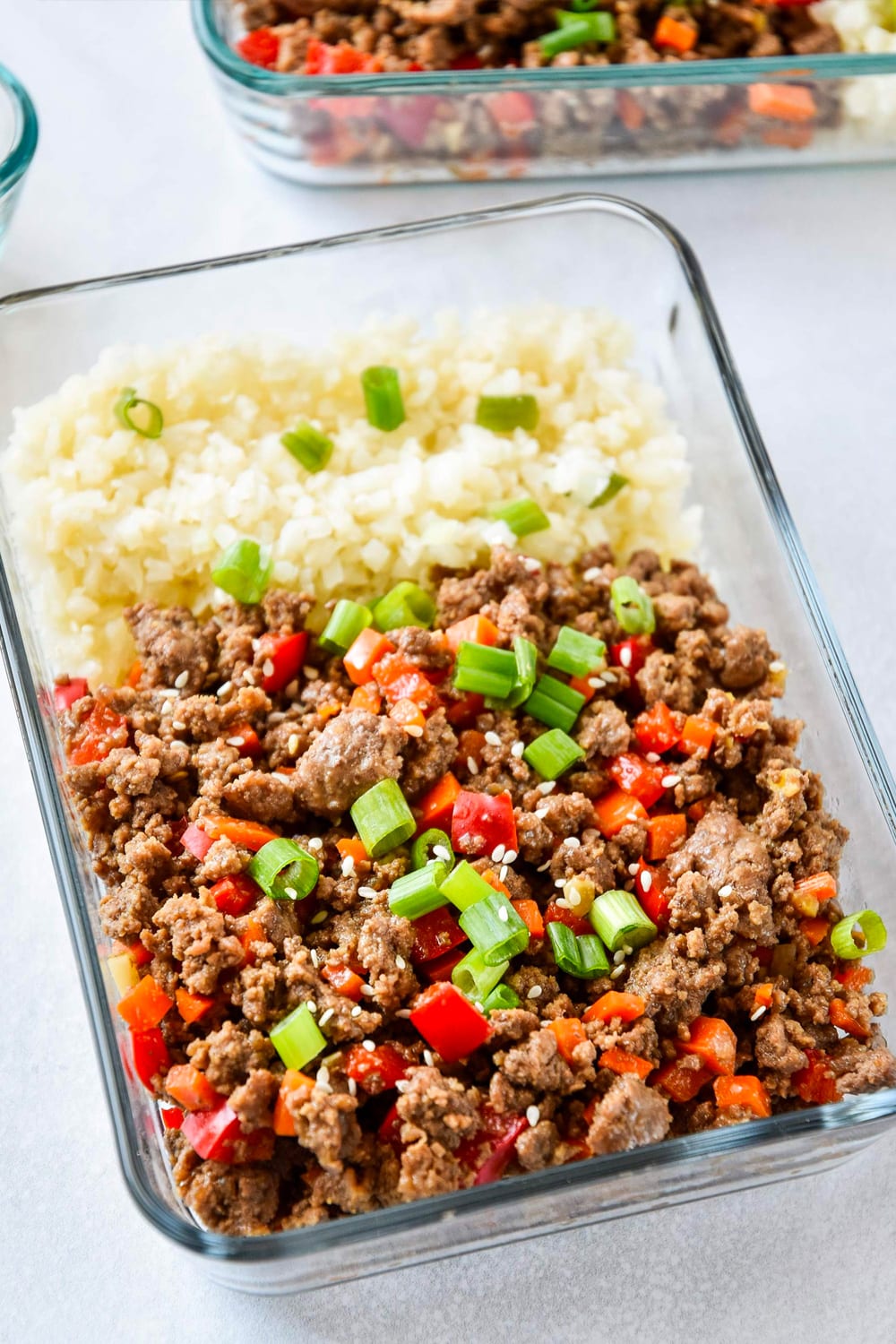 Ginger Ground Beef Meal Prep Bowls