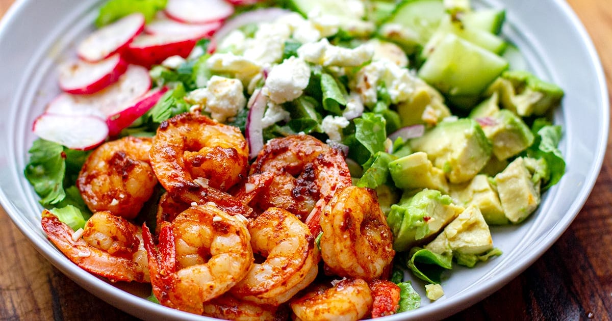 Grilled Shrimp Salad
