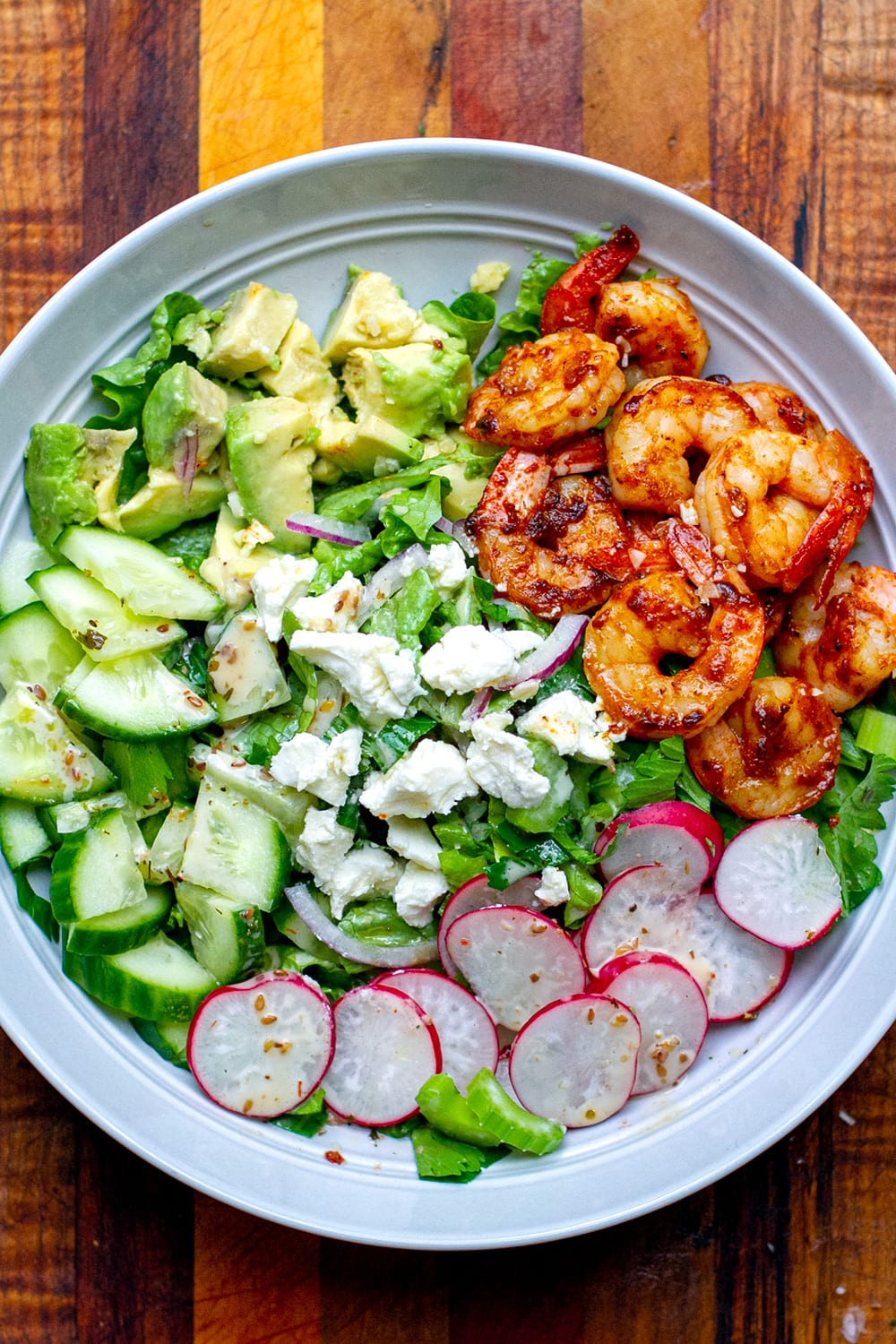 Spice-Rubbed Grilled Shrimp Salad