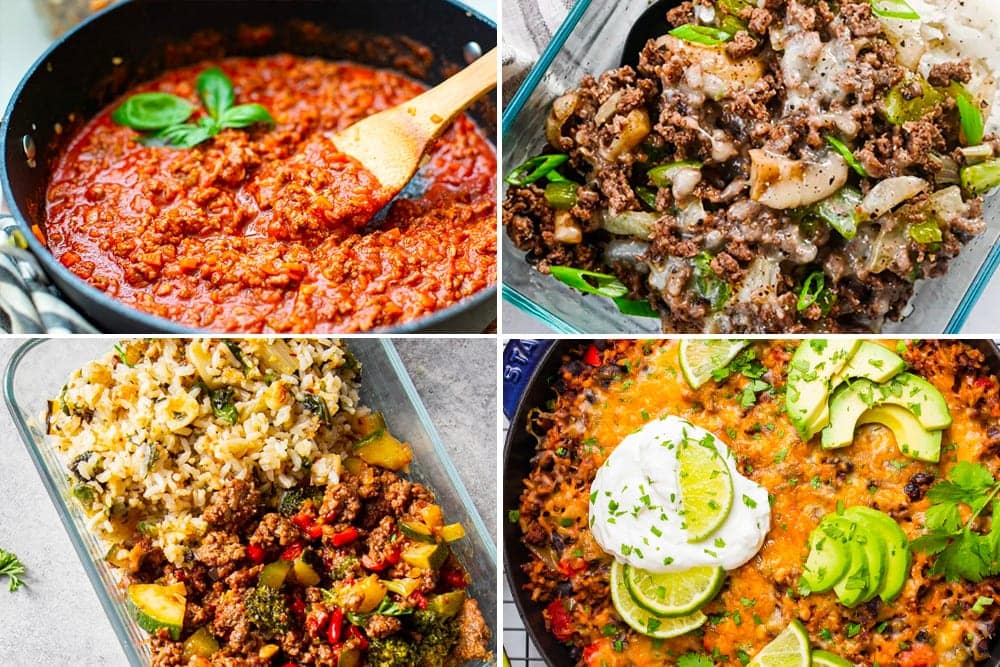 Meal Prep Ginger Ground Beef Bowls (Whole30 & Paleo)