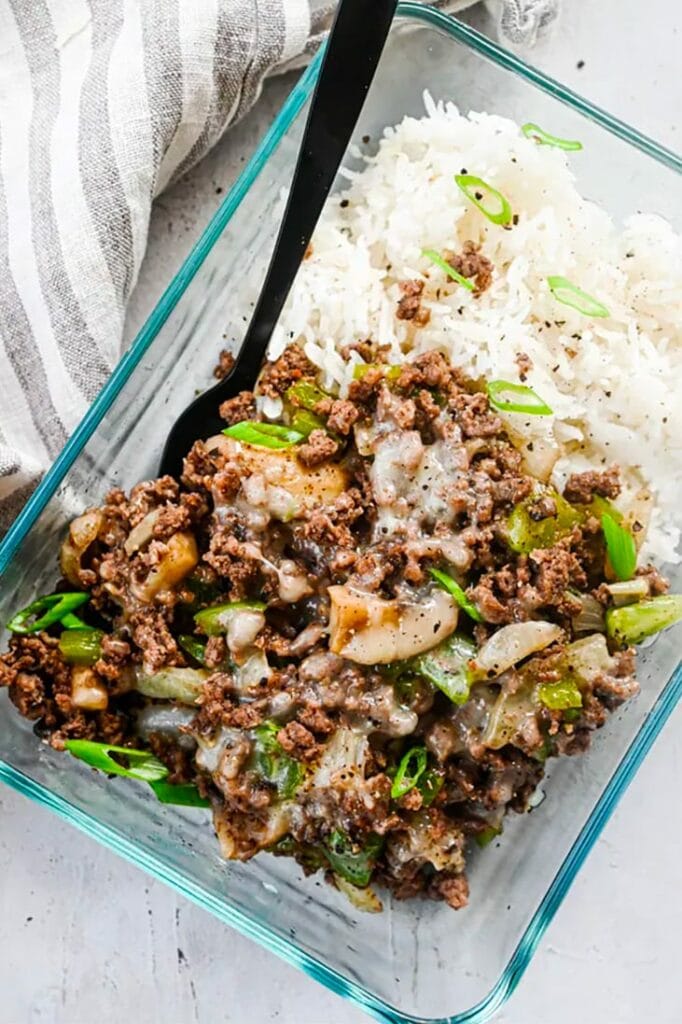 Philly Cheesesteak Meal Prep