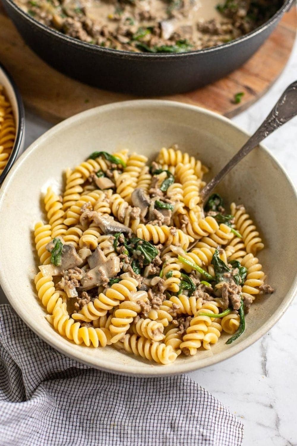 Ground Beef Stroganoff