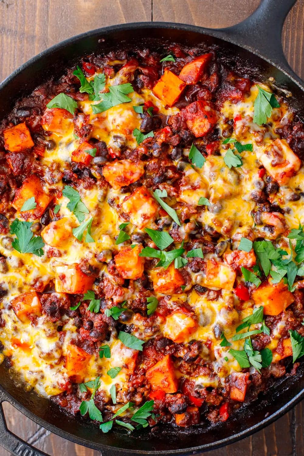 Sweet Potato Chili Casserole