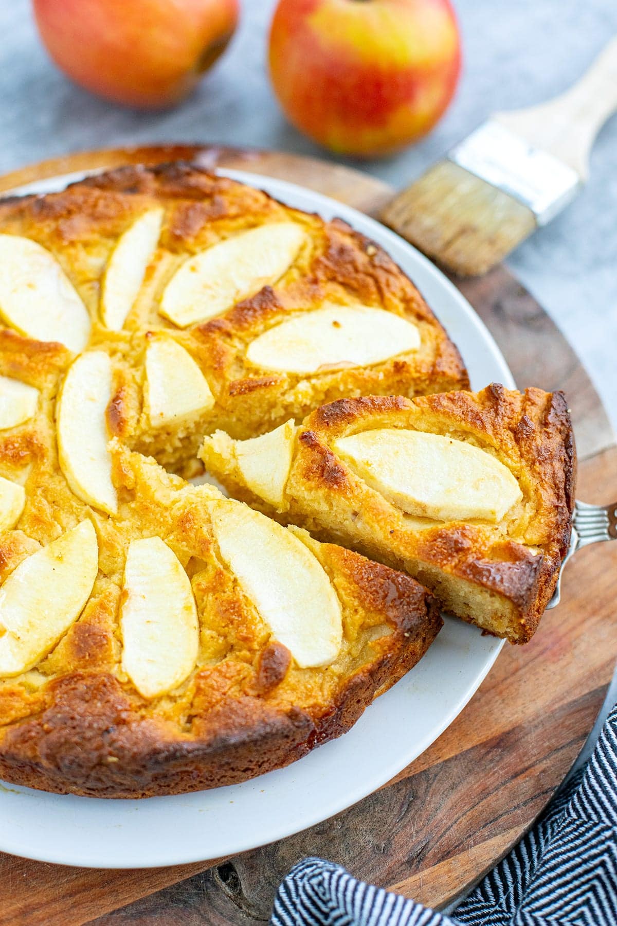 Apple Honey & Ricotta Cake (Gluten-Free Recipe)