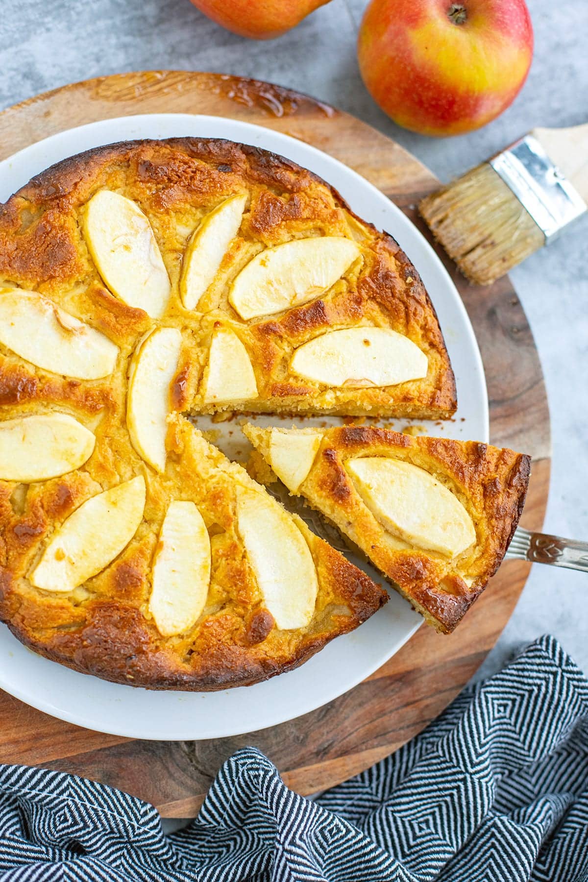 Apple Honey & Ricotta Cake (Gluten-Free Recipe)