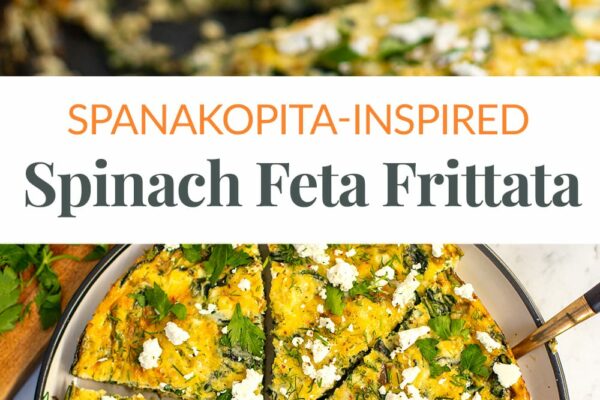 Spanakopita-Inspired Spinach Feta Frittata
