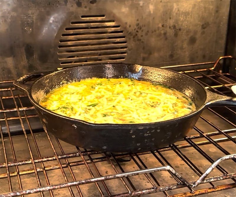 Baking frittata