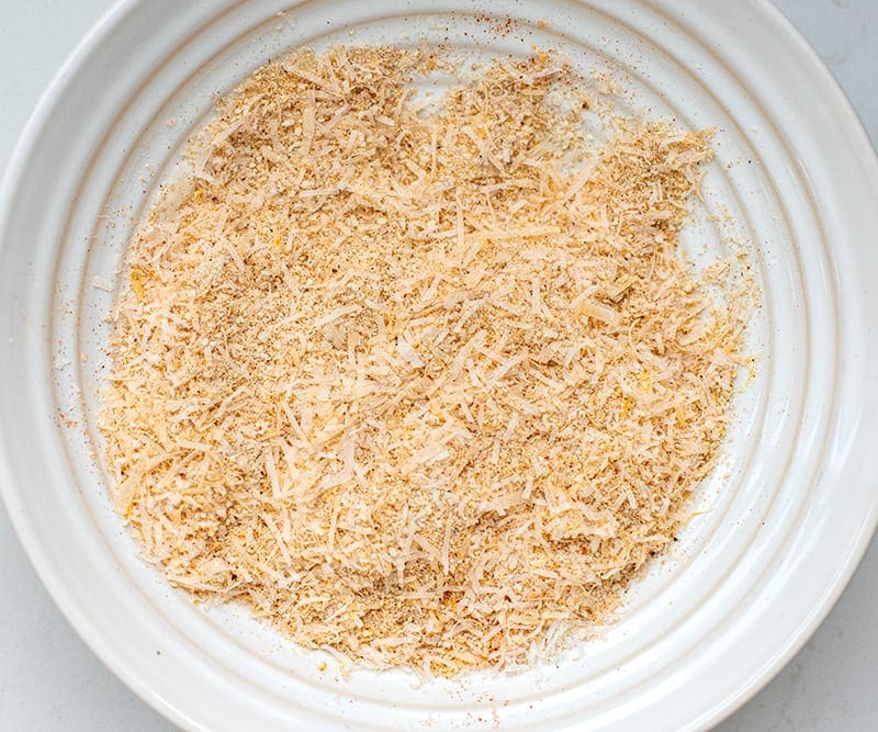 Parmesan bread crumbs mixture