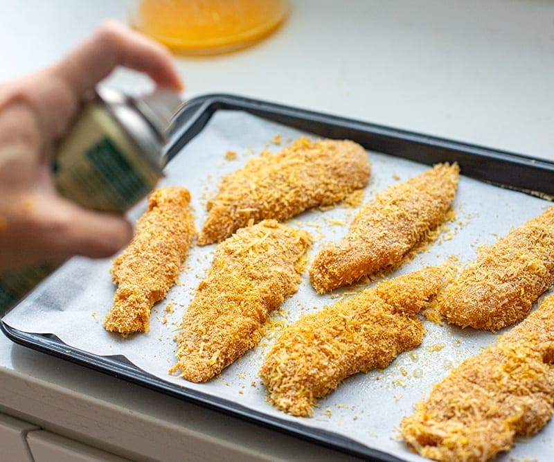 Oven baking chicken tenders