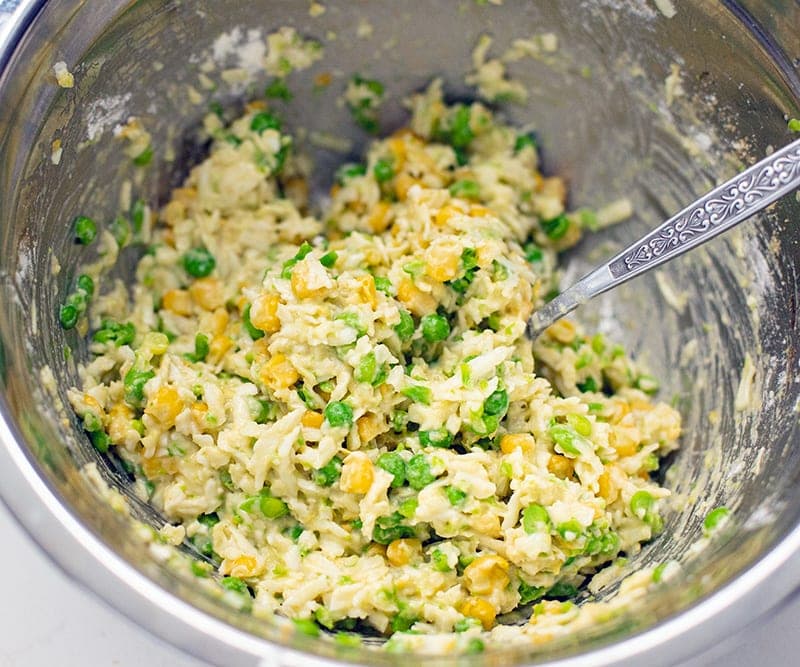 Mixed fritters batter