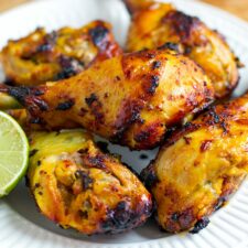 Baked Chicken Drumsticks with Thai Marinade