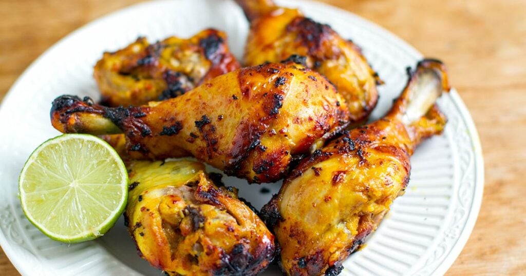 Baked Thai Chicken Drumsticks