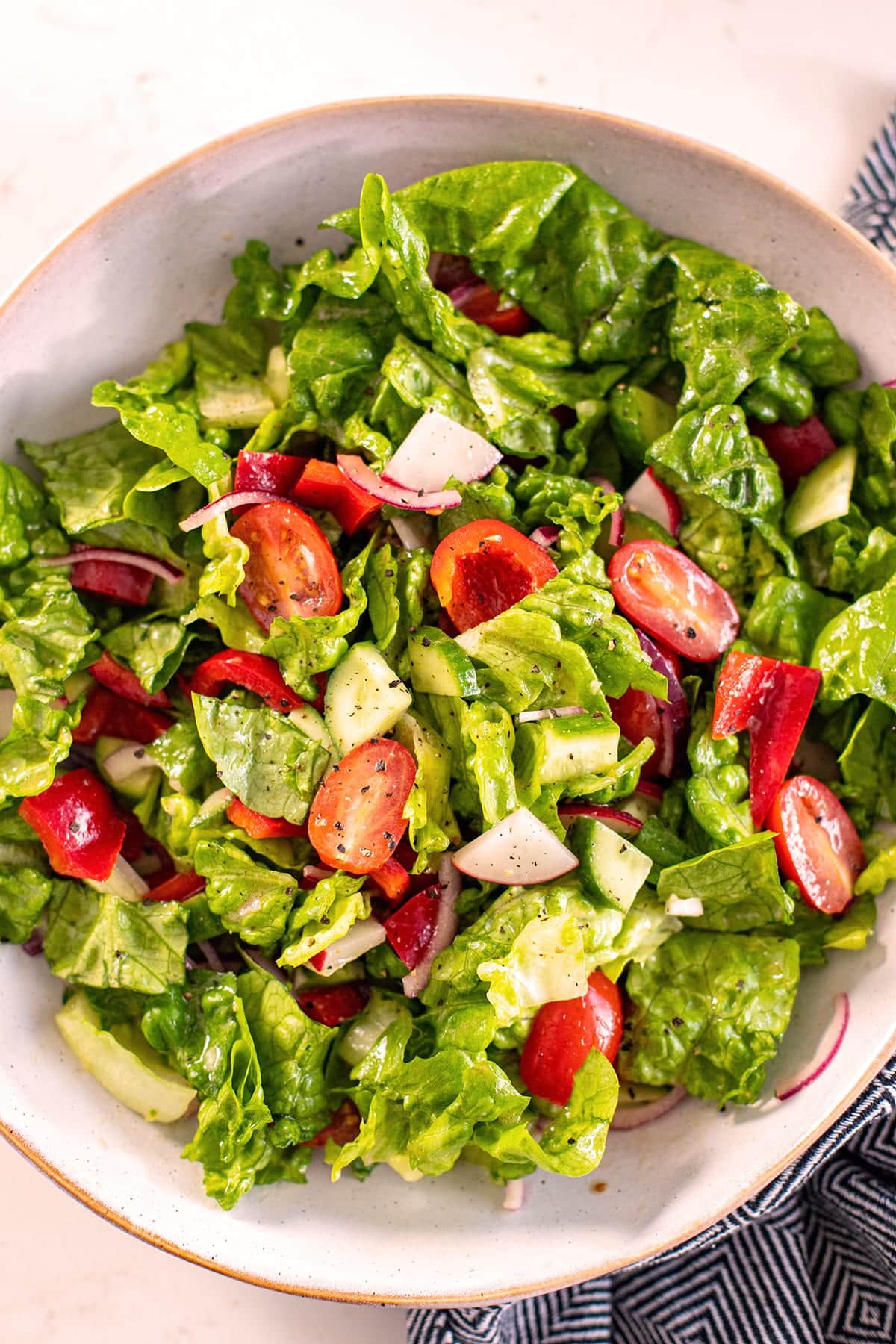 Side Salad With Lemon Honey Vinaigrette