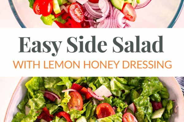 Side Salad With Lemon Honey Vinaigrette