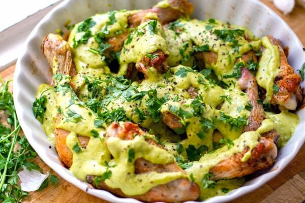 Chicken With Garlic Sauce Georgian Style