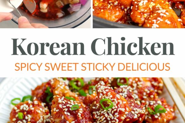 Korean Chicken Recipe (Spicy, Sweet & Savory)