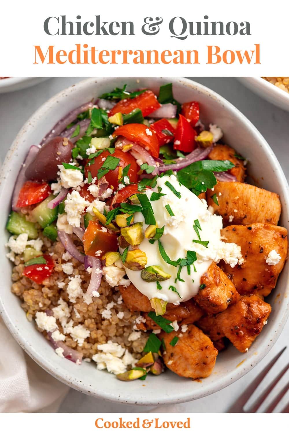 Mediterranean Chicken Quinoa Bowl - Recipe Ocean