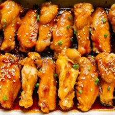 Baked honey soy chicken wings recipe