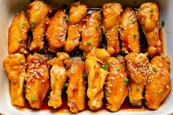 Baked honey soy chicken wings recipe