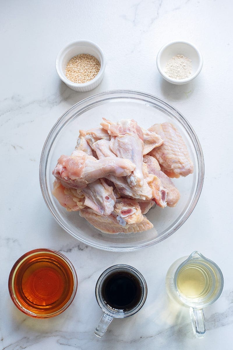 Ingredients for the chicken