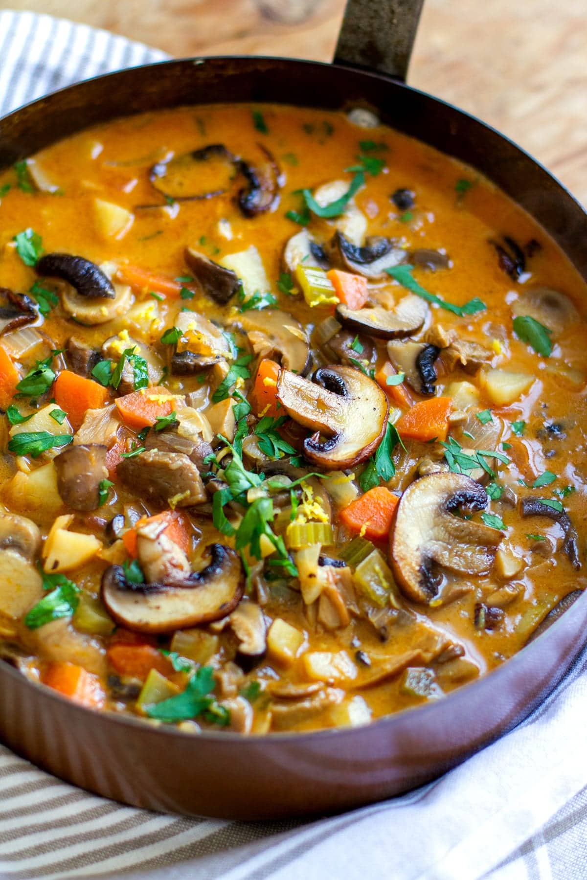 Mushroom stew recipe