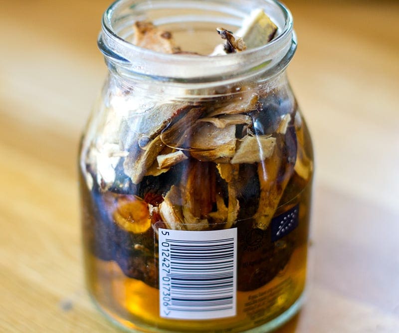 soaking porcini mushrooms