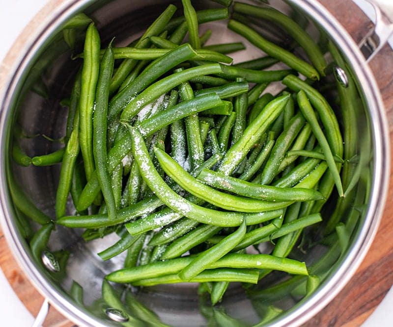 Cooking green beans