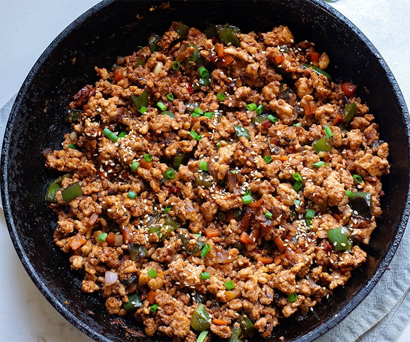 Garnish with sesame seeds