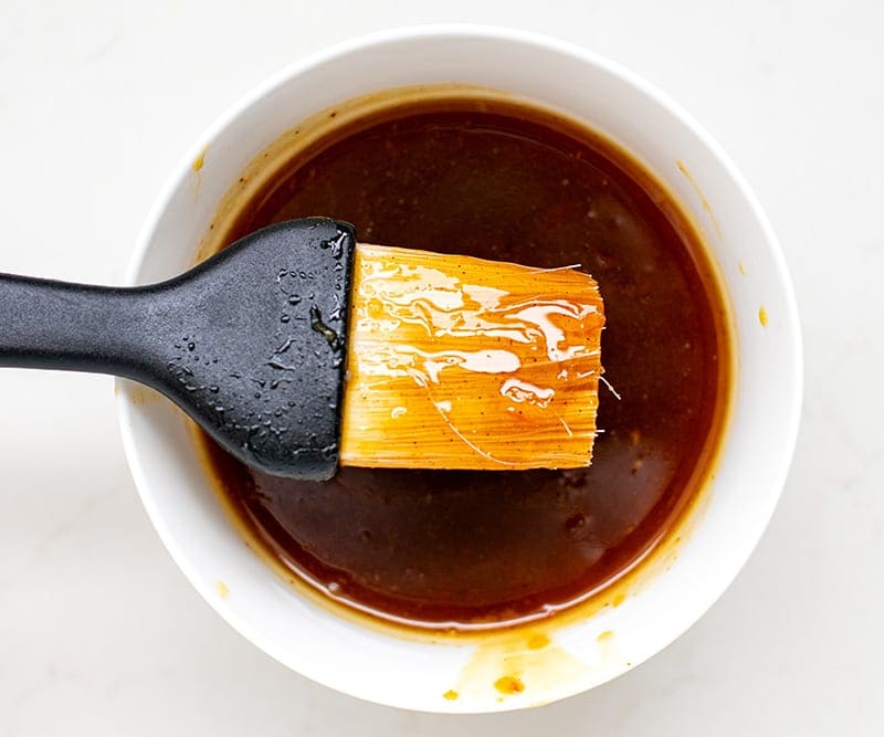 Orange bourbon glaze for baked ham