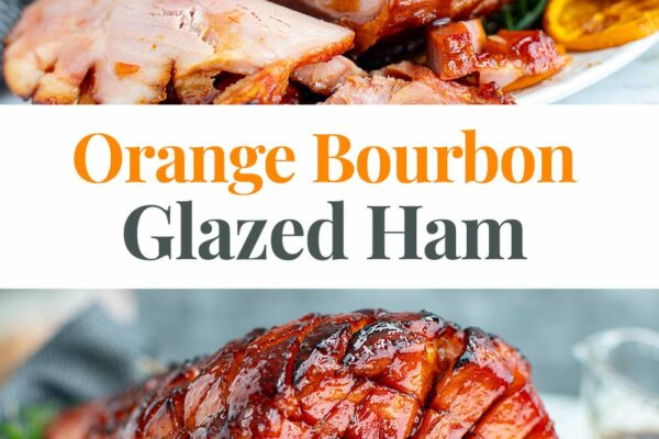 Orange Bourbon Glazed Ham