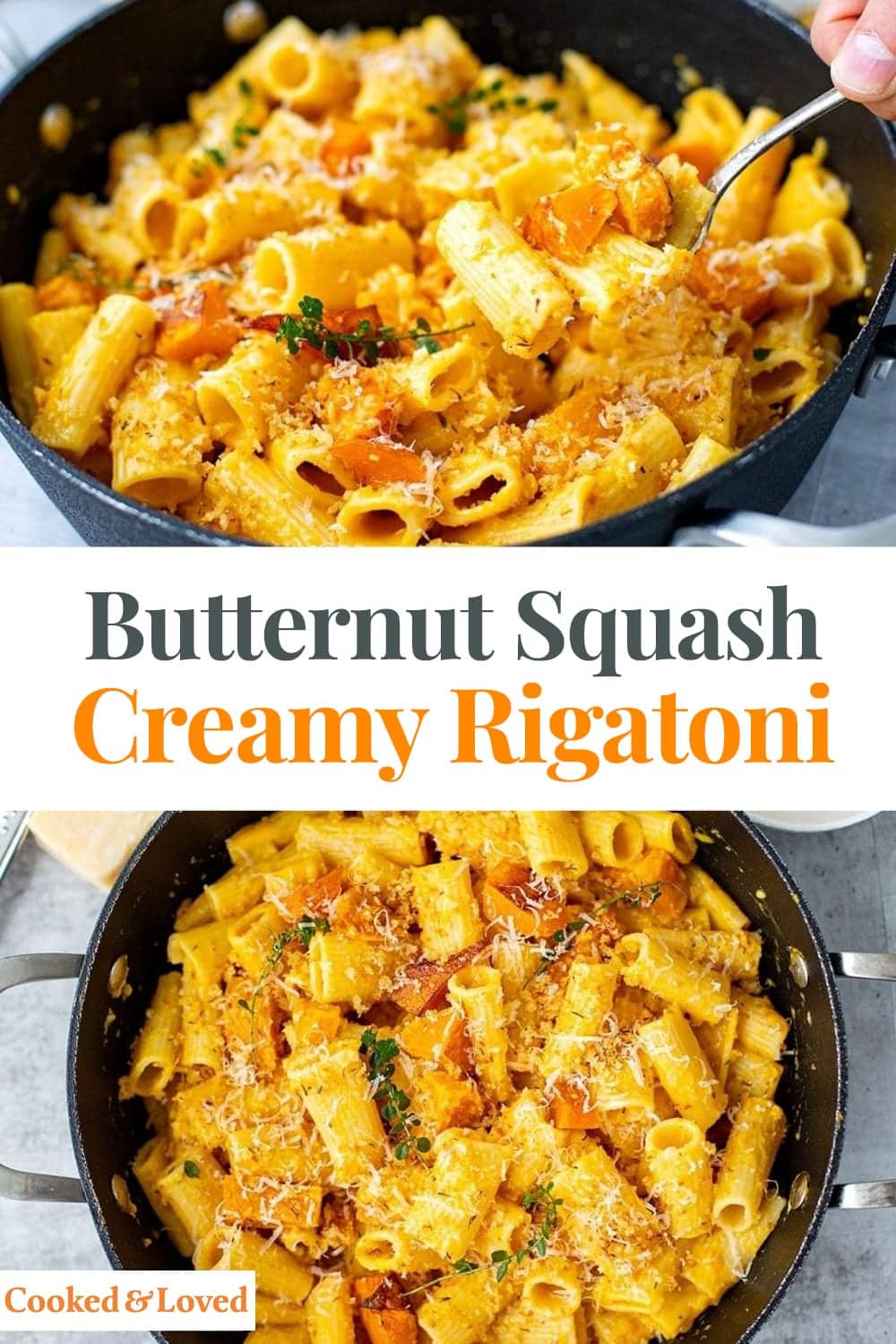 Roasted Butternut Squash Pasta With Rigatoni Recipe