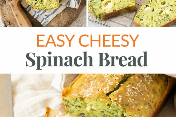 Easy Cheesy Spinach Bread