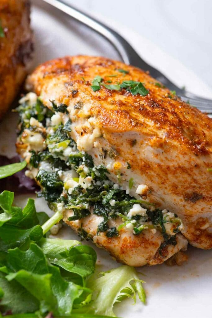 spinach Feta stuffed chicken recipe