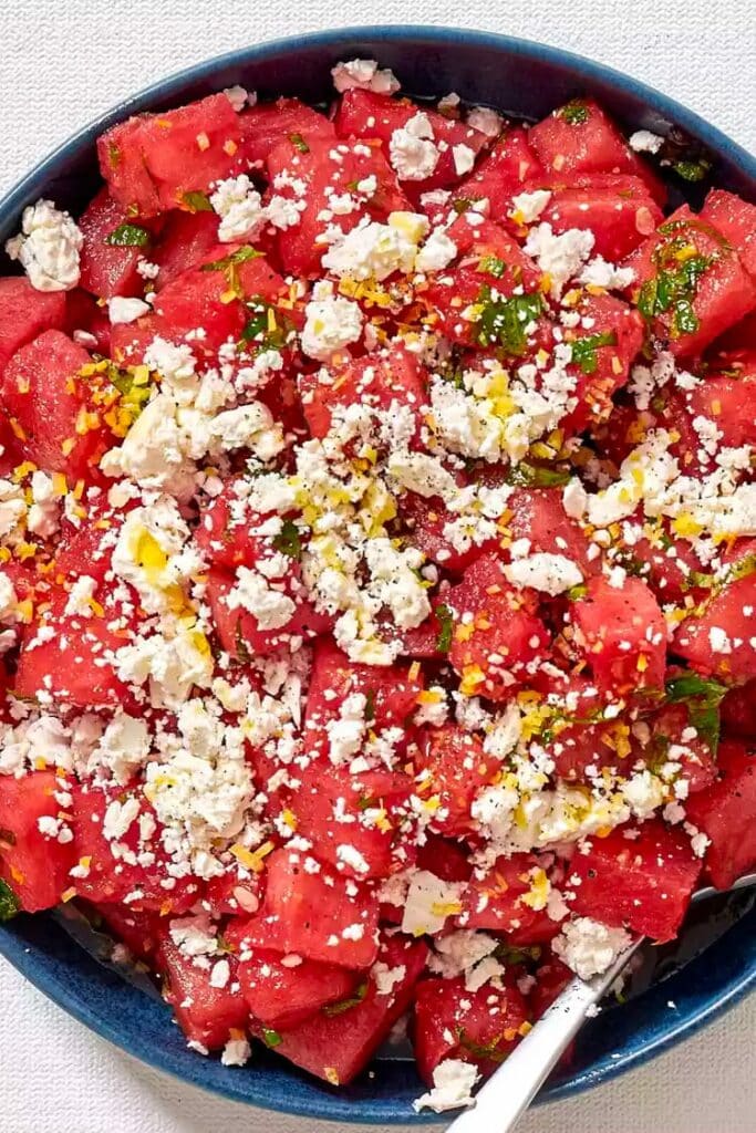 feta watermelon salad