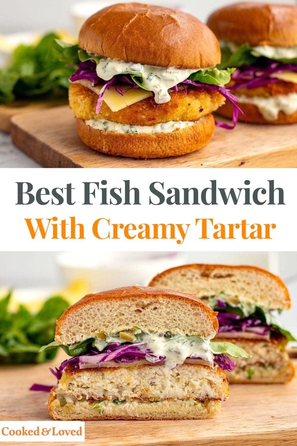 Best Fish Sandwich With Creamy Tartar Sauce