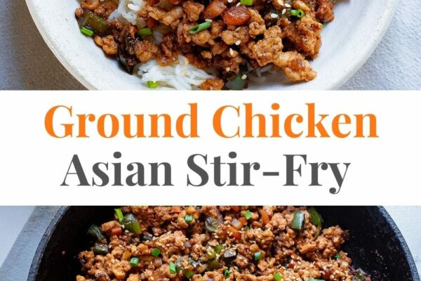 Ground Chicken Stir-Fry Asian