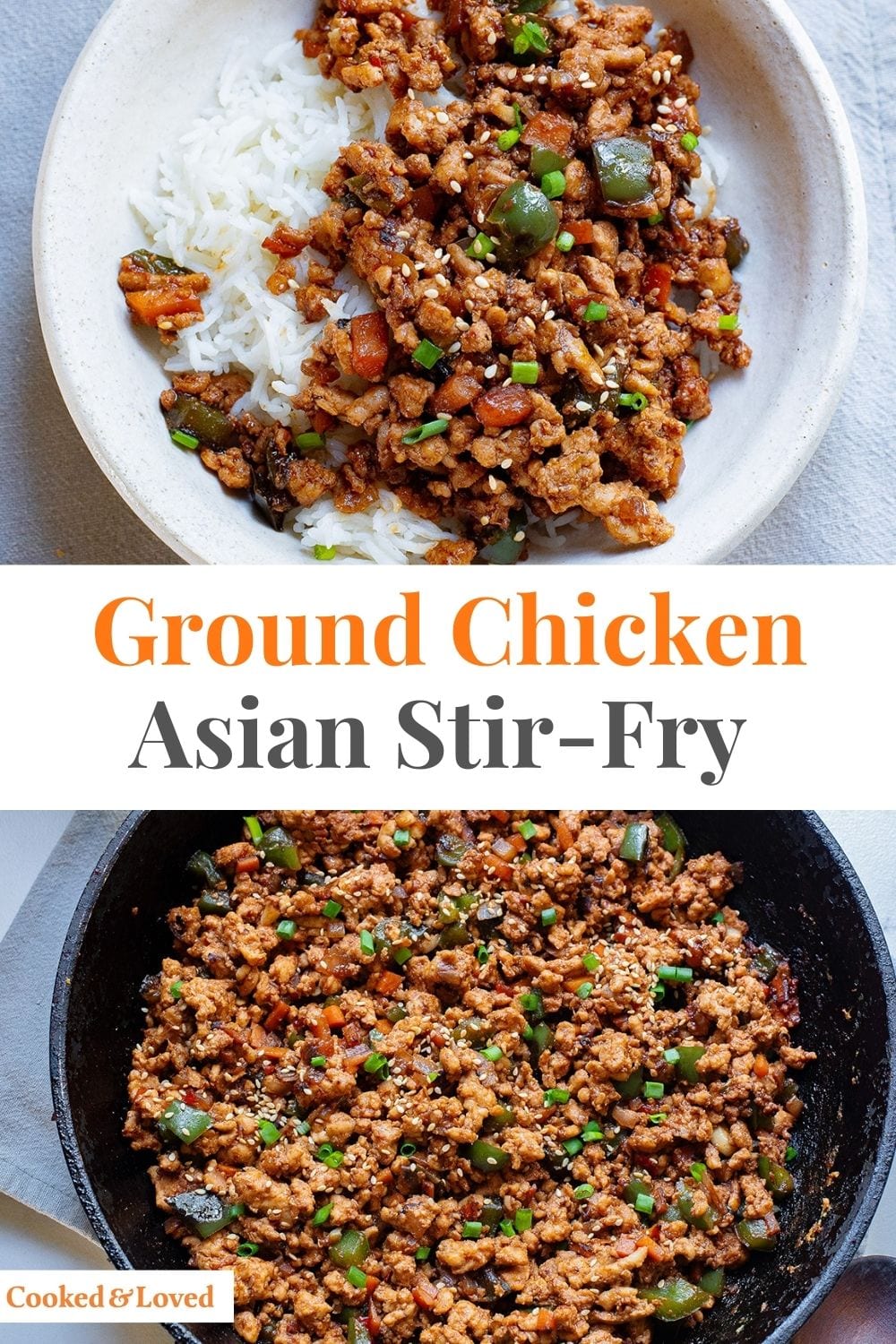 Ground Chicken Stir-Fry Asian