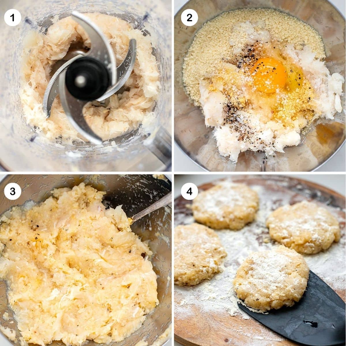 How to make fish patties with fresh fish.