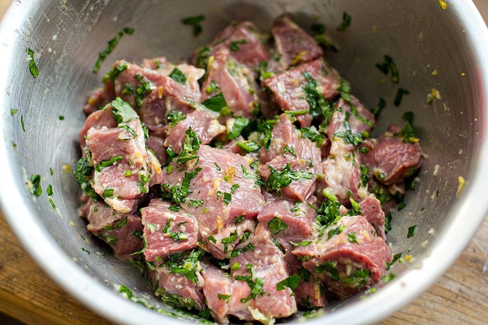 Lamb souvlaki marinade