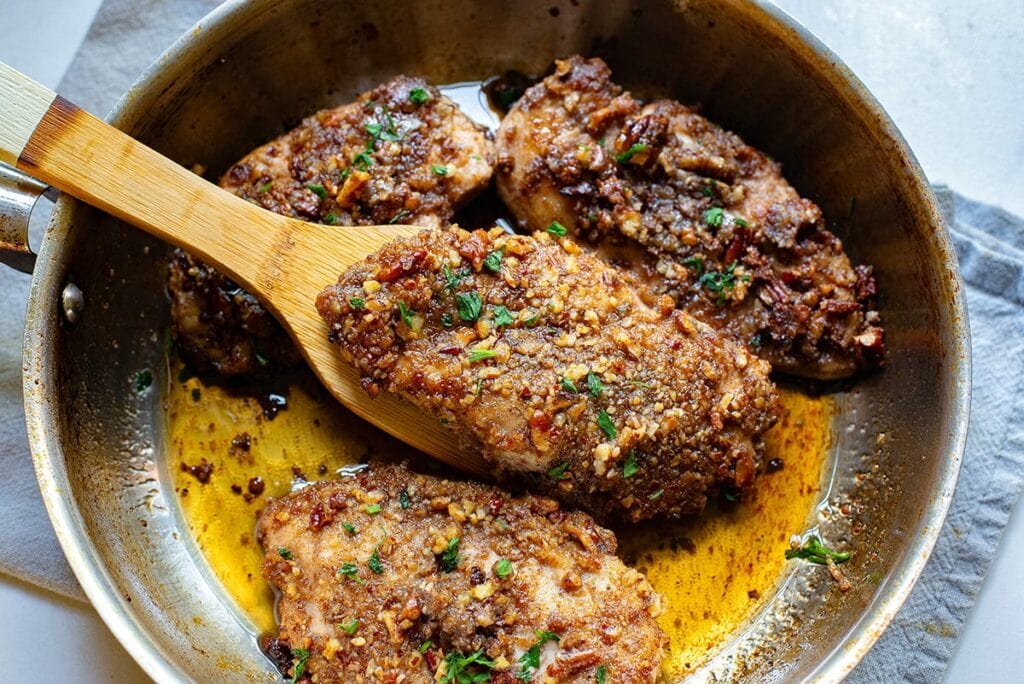 Pecan crusted chicken recipe